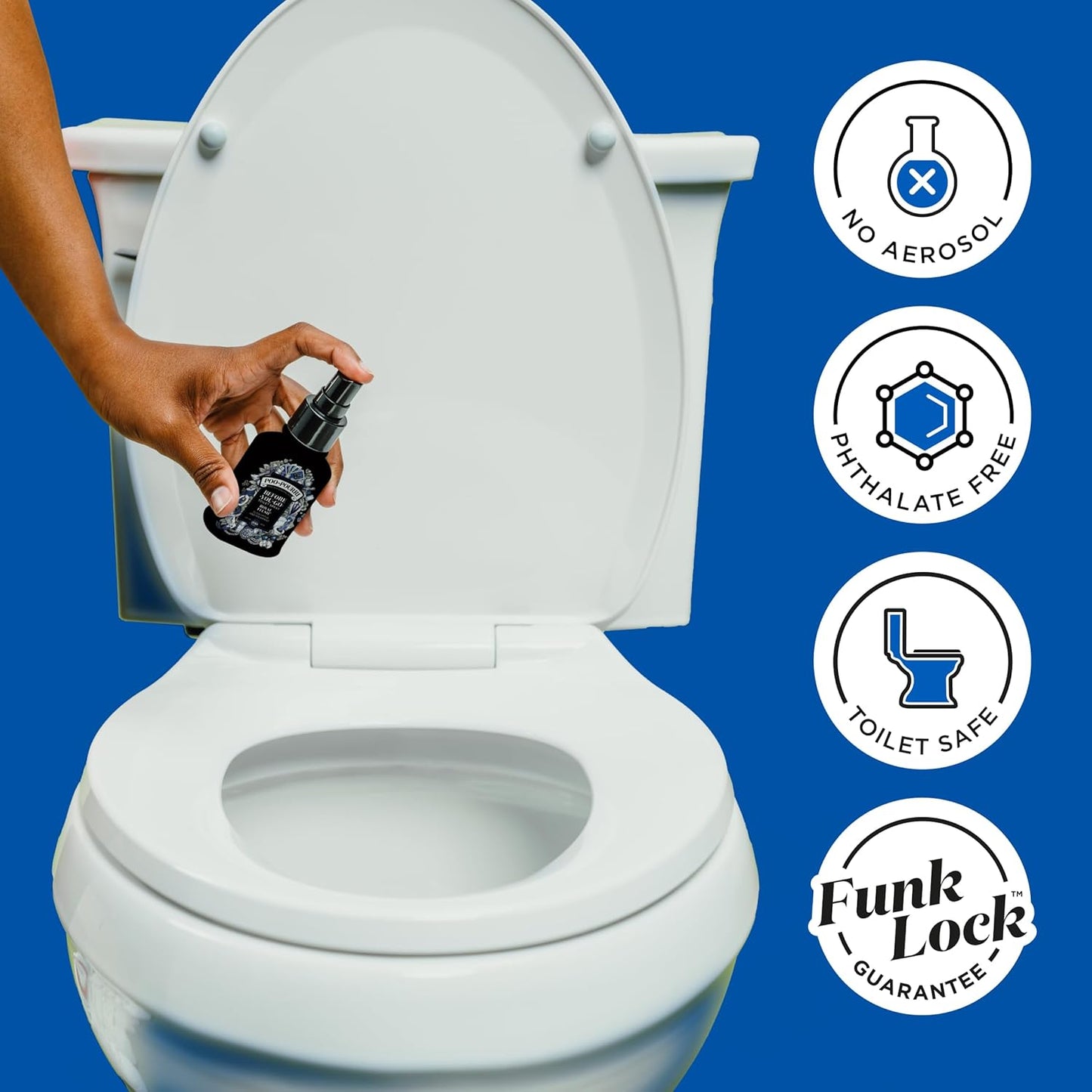 Poo-Pourri Before-You-Go Toilet Spray - Royal Flush Travel Size 10 mL | Eucalyptus & Spearmint Scent