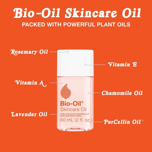 Bio-Oil Skincare Body Oil Serum - Moisturizing Face & Body Oil for Scars & Stretch Marks | 2 Oz