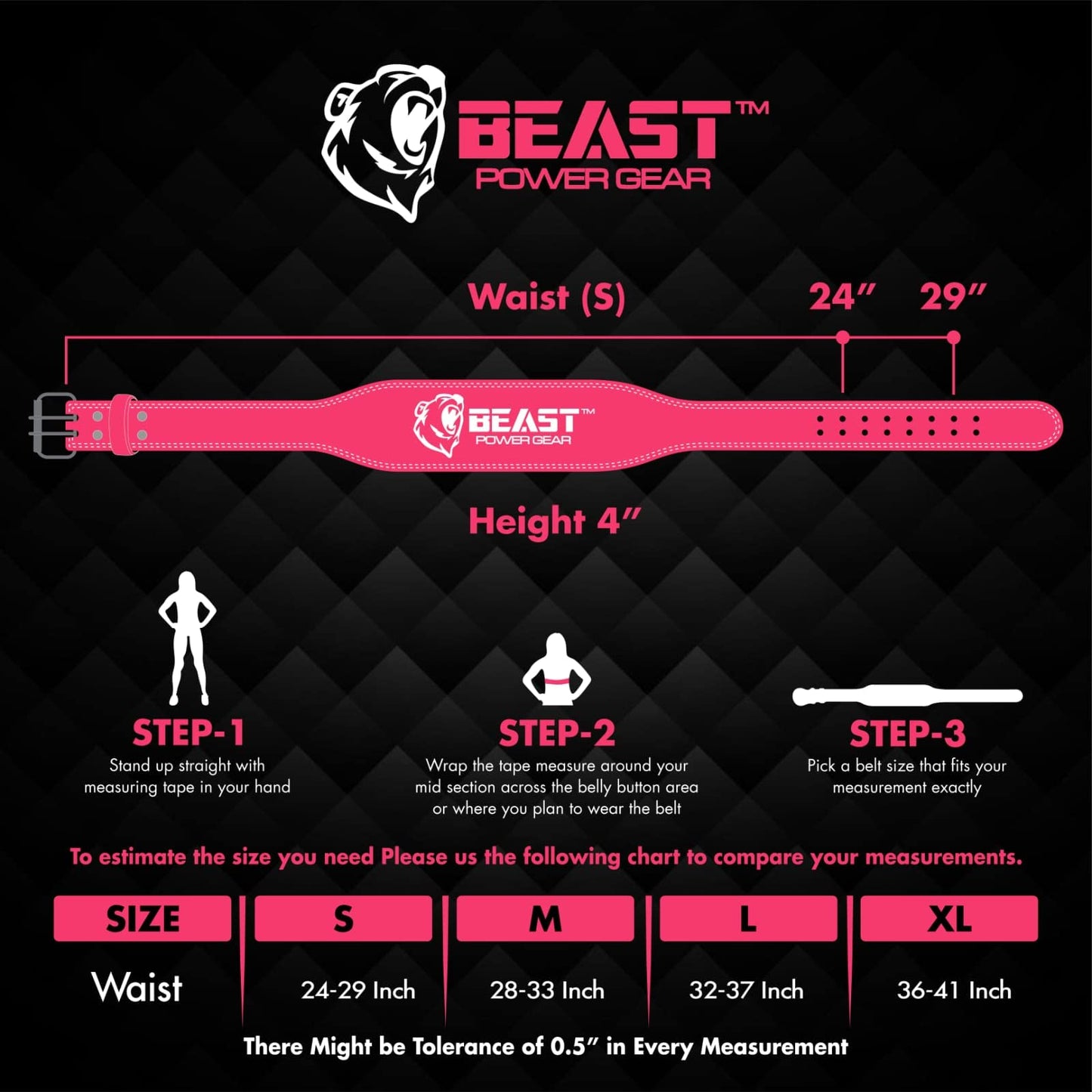 Weight Lifting Belt - 4” Genuine Leather Belts Padded Lower Back Support for Gym Bodybuilding Squat Deadlift Weightlifting Cross Strength Training Men Women Free Wrist Wrap