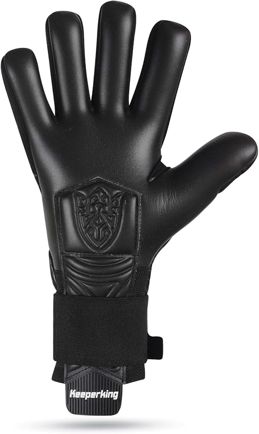 Professional Soccer Goalie Gloves Kids, Boys, Youth, Adult, Men- Football Goalkeeper Glove Strong grip palm protection Giga latex 4mm Double elastic Wrist with Negative cut, Slim(Size 6-11)