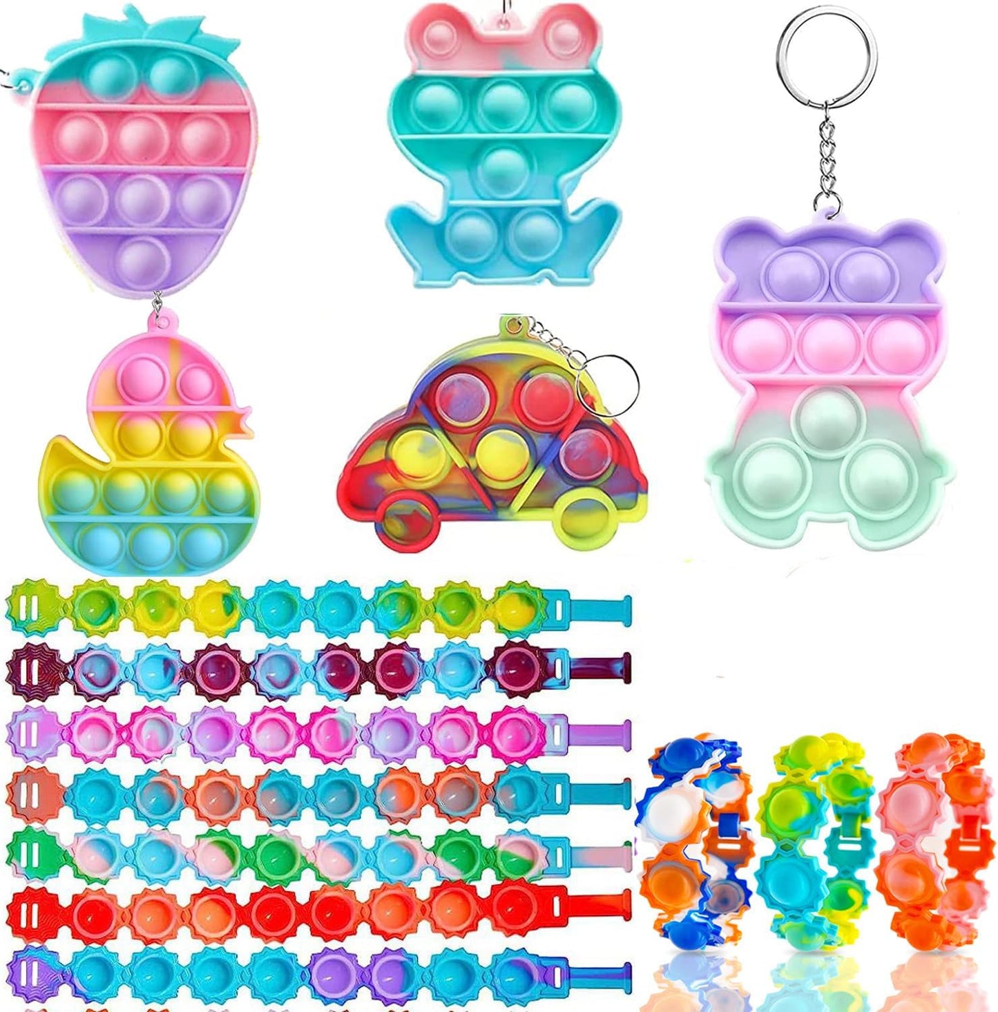 Regine Switzerland 130 Pcs Party Favors - Easter Basket Fillers & Treasure Box Toys for Kids 4-12