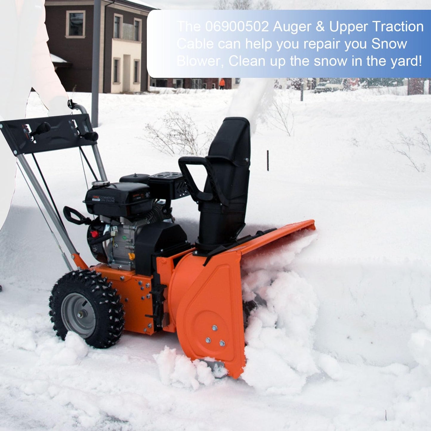 NOFIXS 06900502 Auger & Upper Traction Cable Fits Ariens 921013 921017 921018 921022 921024 921030 921038 921032 921037 Snowblowers