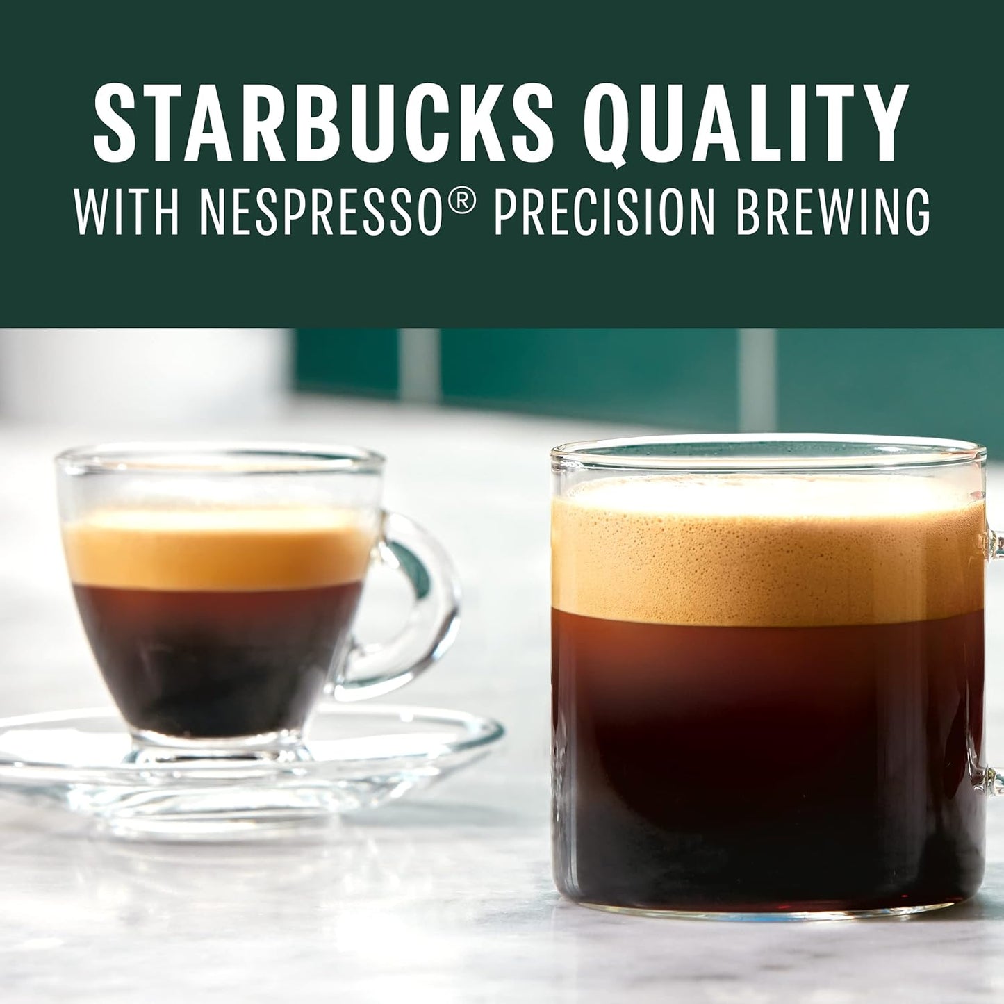 Starbucks by Nespresso Vertuo Coffee Pods - French Roast Dark Roast, 32-Count, Brews 7.8 Oz.