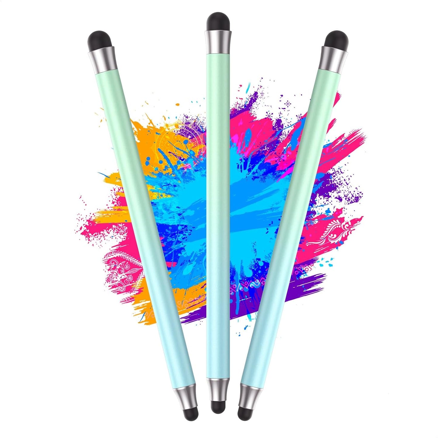 maylofi 3pcs, 2 1 Blue-3pcs) Stylus Pens for Touch Screens in Stylus Pen Compatible with All Touch Screens (Light Green