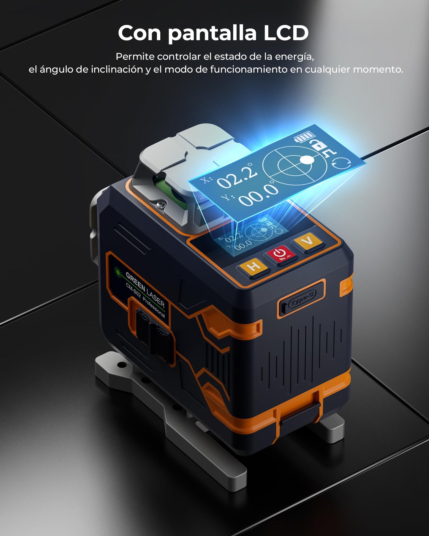 CIGMAN 4x360° 16 Lines Laser Level with Remote&APP Control, Green Self Leveling Cross Line Laser, 4D Vertical/Horizontal Line for Construction, Home Renovation, Picture Hanging
