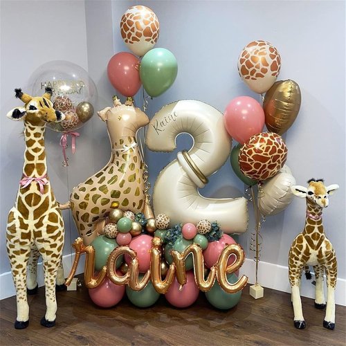 Beige 18 Birthday Balloons - 40 Inch Large Cream Foil Number 1 & 8 for 18th Anniversary Celebrations