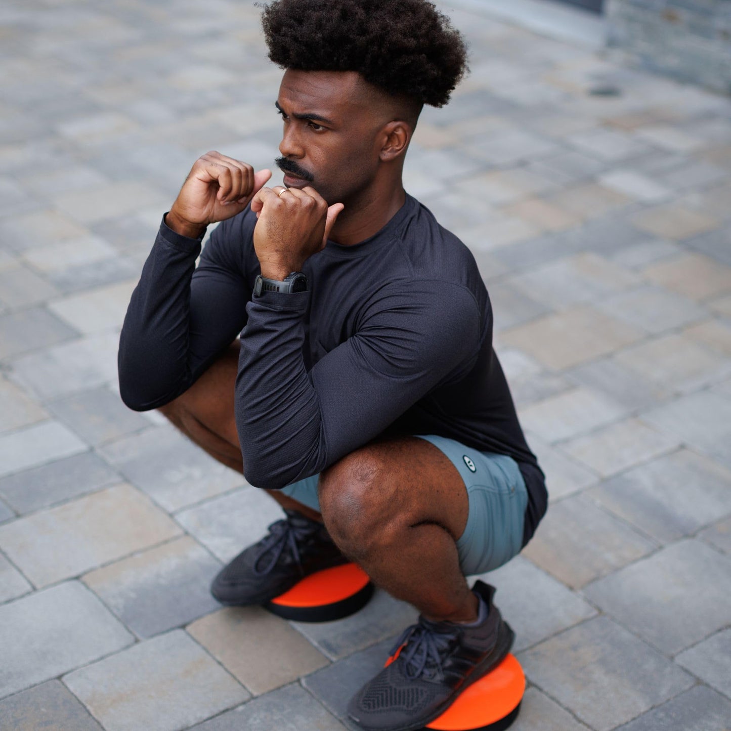 Stick Mobility TriSlider | Exercise Glider Discs, Balance and Stability Trainer for Hands & Feet to Improve Coordination and Engage Core Strength.