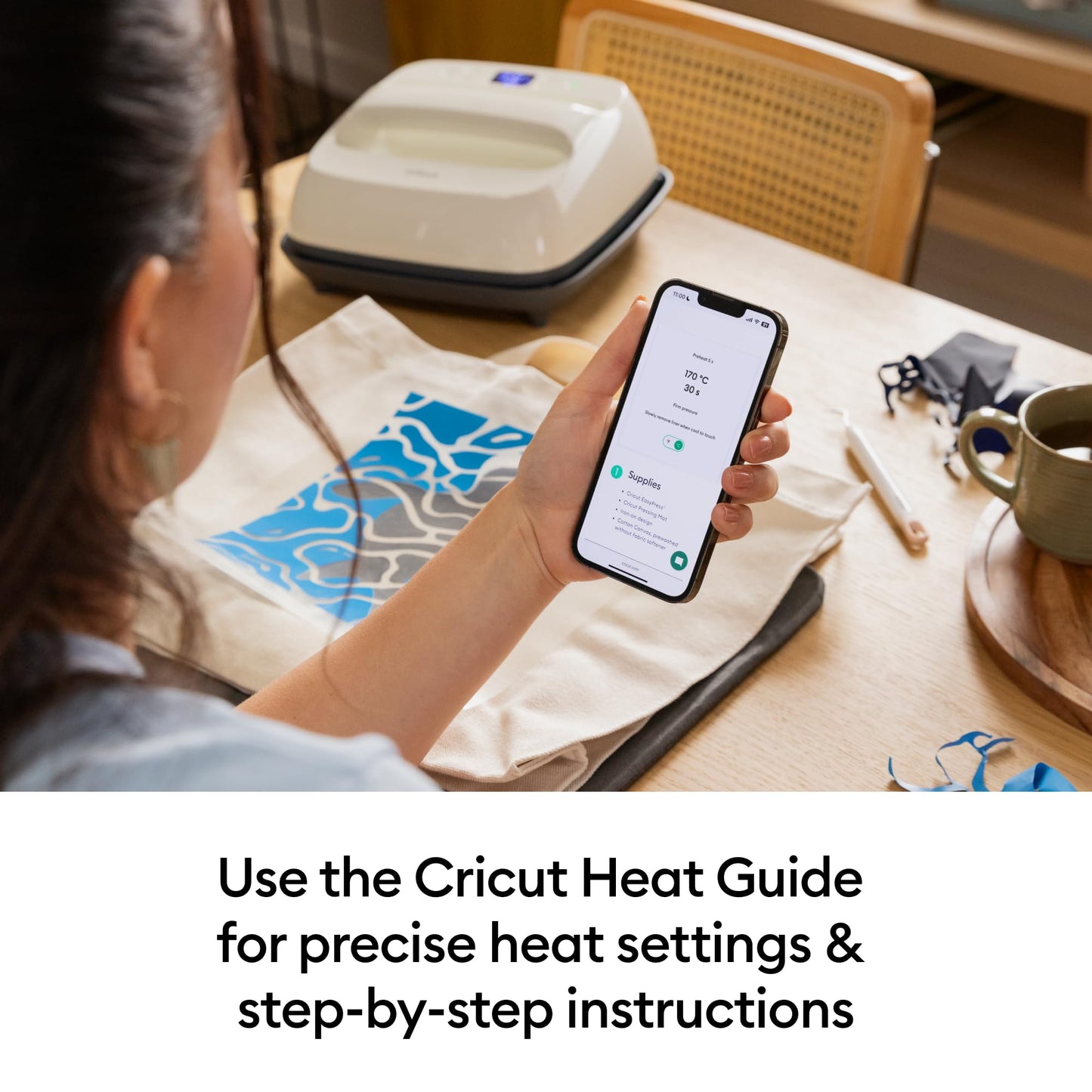 Cricut EasyPress 2 (SE) – 9 in x 9 in Heat Press + Cricut EasyPress Mat, 12 in x 12 in - Heat Transfer Machine for T-Shirts, Tote Bags, Baby Clothes, Decor, & More - Easy to Use - Taupe