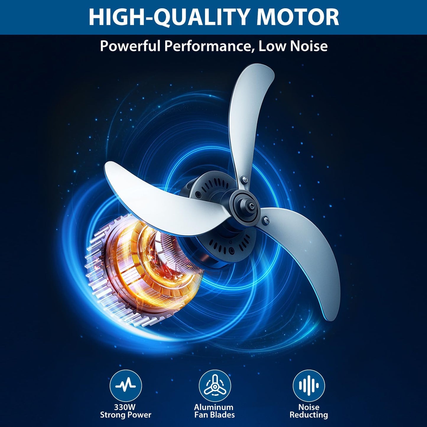 EliteEdge 30 in Industrial Drum Fan, High Velocity Floor Fan 3-Speed, Heavy Duty Metal Air Circulator with Caster Handle for Patios, Warehouses, Commercial, Factories and Workshops