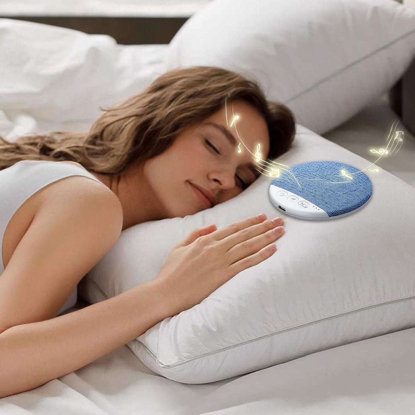 Generic 3 Sleep Speaker Under Pillow, Stereo Hi-Fi Sound Timers, Pillow Speakers White Noise Machine, for Bedroom