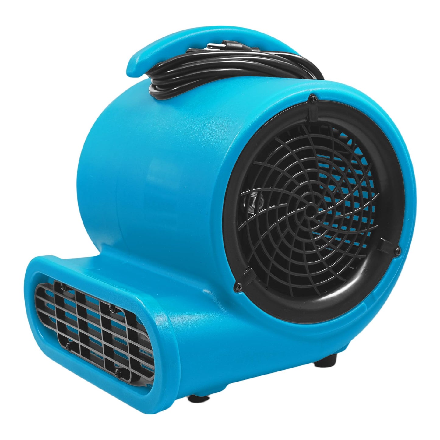 dreamdragon Air Mover Blower Fan 280W 1/2 HP Carpet Dryer Fan 2500 CFM Portable Floor Blower 3-Speed Settings Room Blower for Fast Drying, Cooling & Air Circulation