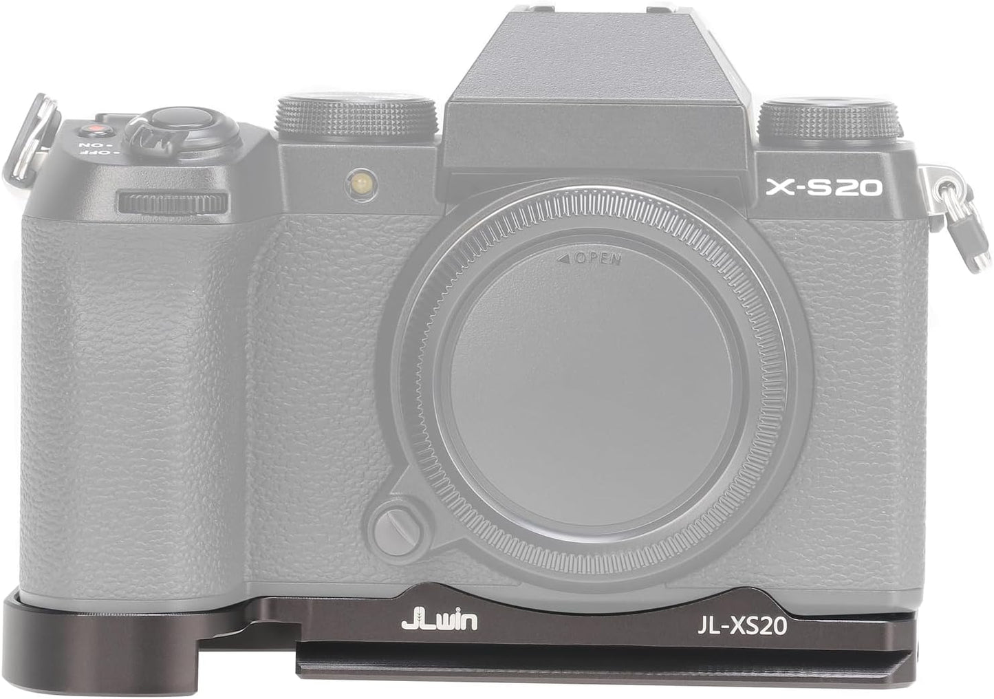 FocusFoto X-S20 Quick Release Baseplate QR Plate Mount for Fujifilm Mirrorless Camera, Compatible with Arca-Swiss