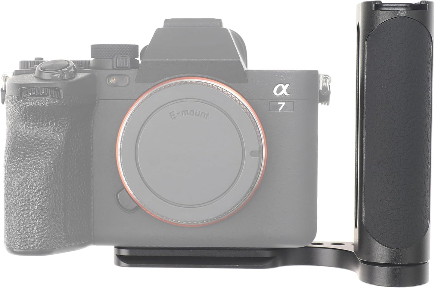 JLWIN 2nd 1/4"-20 Universal Camera L-Type Bracket Holder with Side Handle Grip, Quick Release Grip for DSLR/Mirrorless