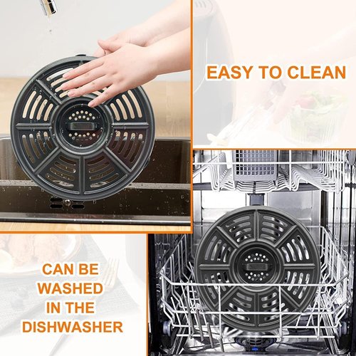 GWY Air Fryer Replacement Tray - Food Grade Crisper Plate for Ninja AF101, AF161, AF150 XL | 8.2'' Round, Dishwasher Safe