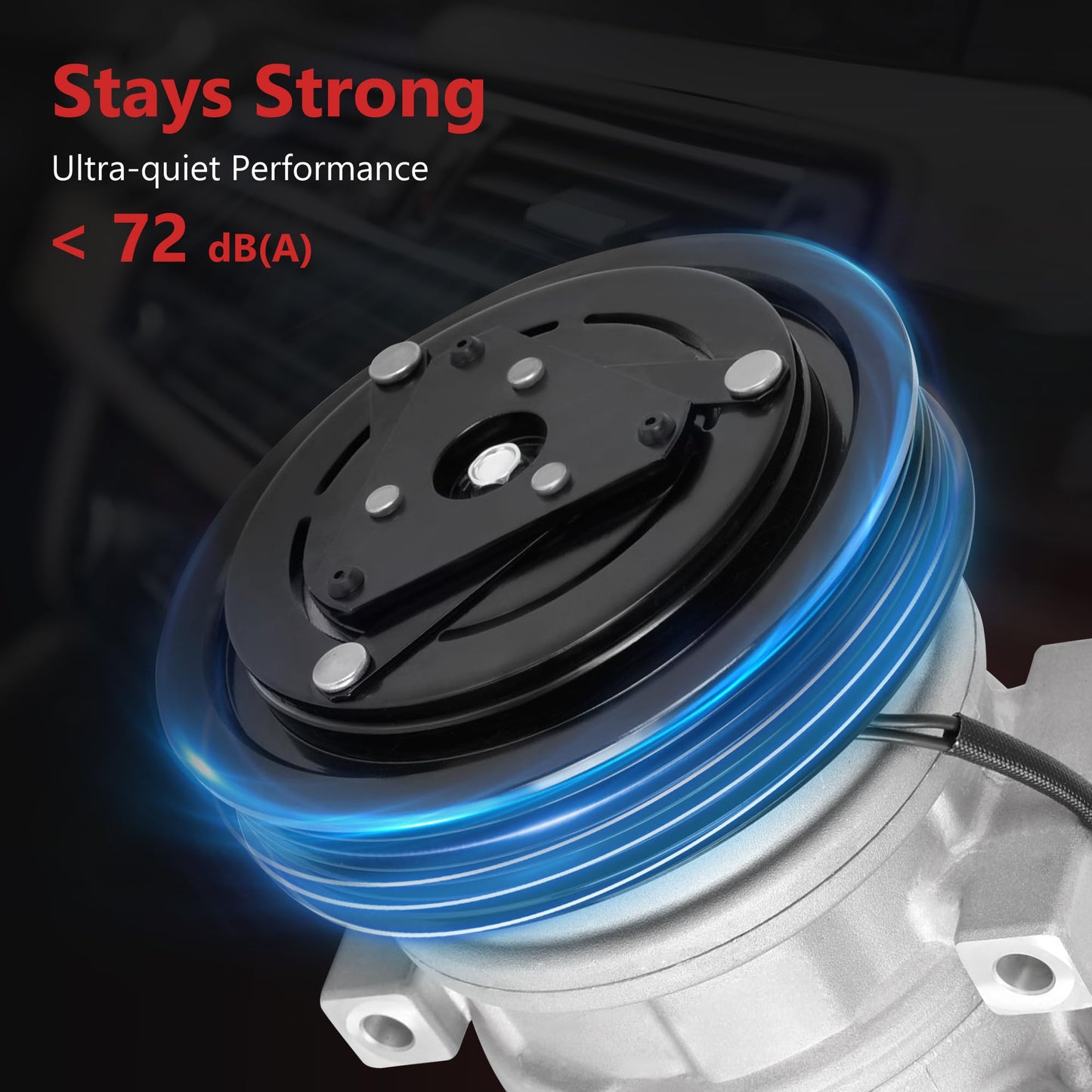 New Air Conditioner AC Compressor with Clutch Fit for 2005-2008 Honda Pilot, 2003-2007 Accord 3.0L, 2005-2007 Odyssey, 2006 Ridgeline, 2003-2006 Acura MDX 3.5L, 2004-2008 Acura TL 3.2L/3.5L #CO 10736C