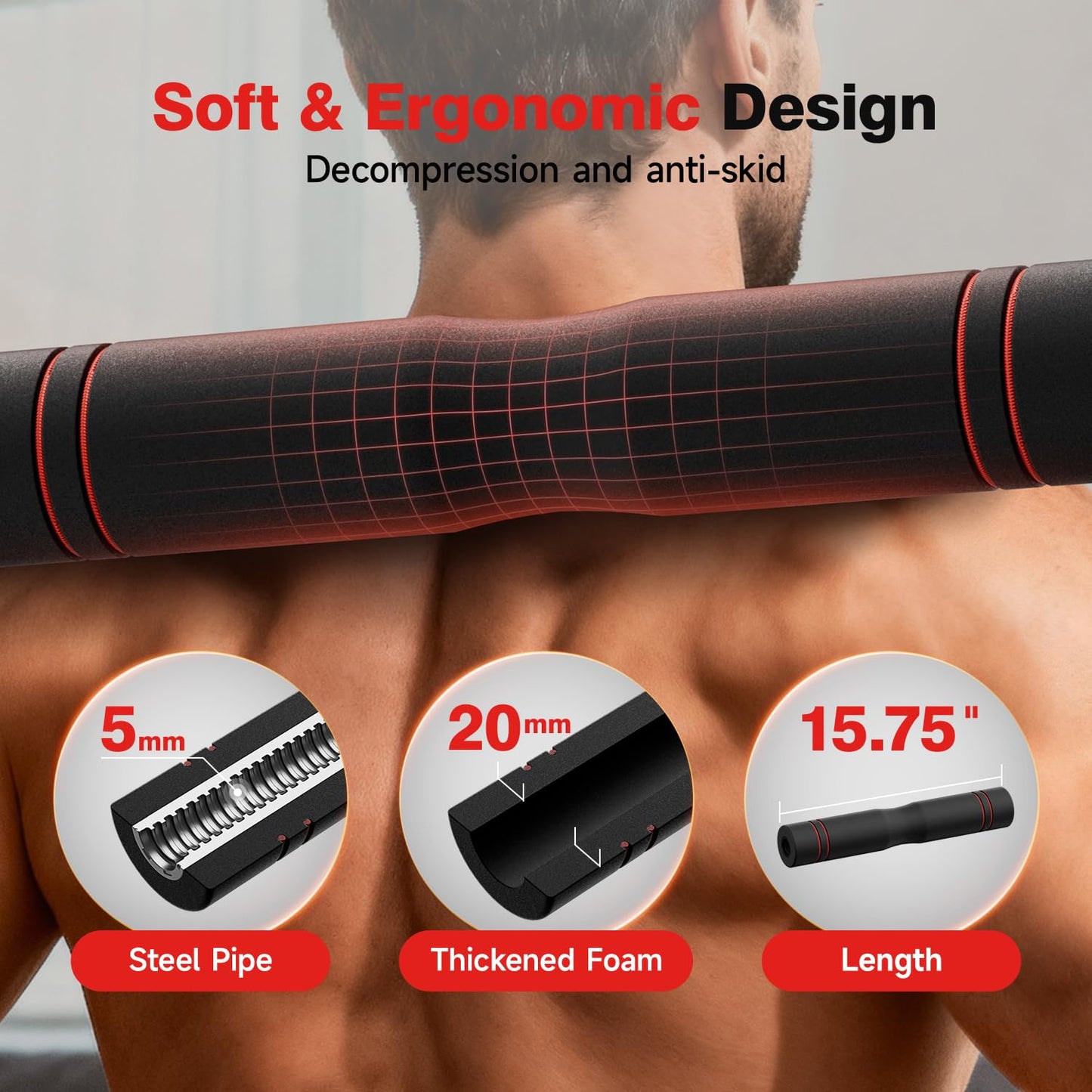 Cvonte Adjustable Dumbbell Set, 45lbs Free Weight Set With Double Locknut, 5-in-1 Dumbbells Set Includes Barbell, Kettlebells, Push up Stand, Fitness Exercise for Home Gym Suitable Men/Women