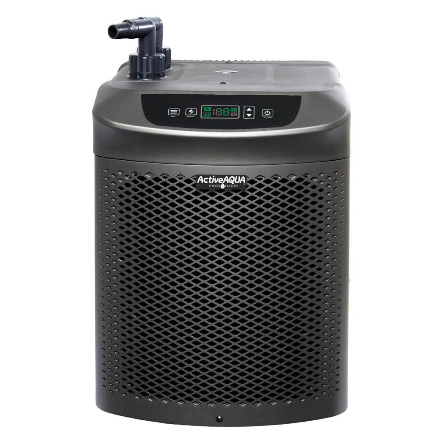 Active Aqua Hydroponic Water Chiller for Aquaponics, Plunge Baths and Aquariums, 0.25 HP - Portable Cooling System with Boost Function for 40-92 Gallon Reservoirs, Pure Titanium Evaporator Cooler