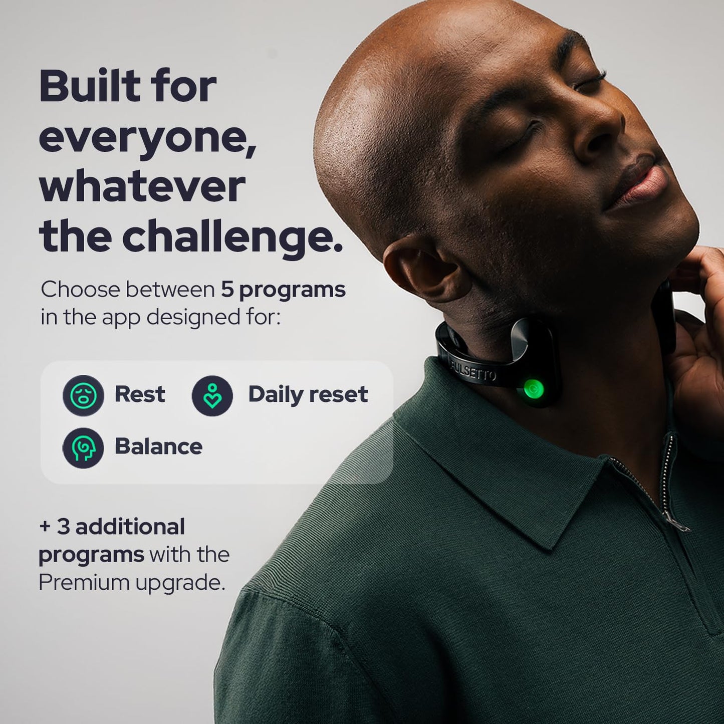 Pulsetto FIT (V2) Wellness Wearable – Relaxation, Sleep & Daily Wellness Support Device