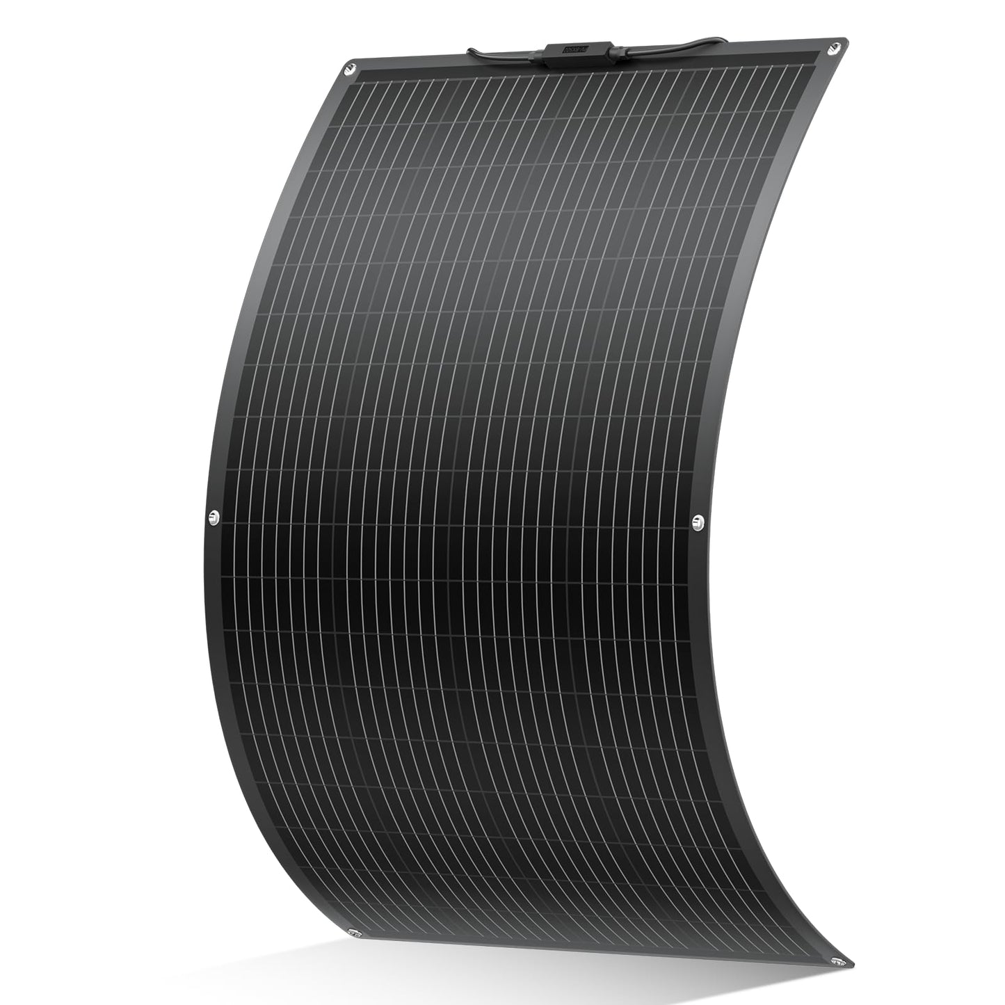 200W Flexible Solar Panel 12V Monocrystalline,23.5% High Efficiency Fiberglass Lightweight Bendable Solar Module for RV Marine Boat Camper Van Cabin Off-Grid Uneven Surfaces