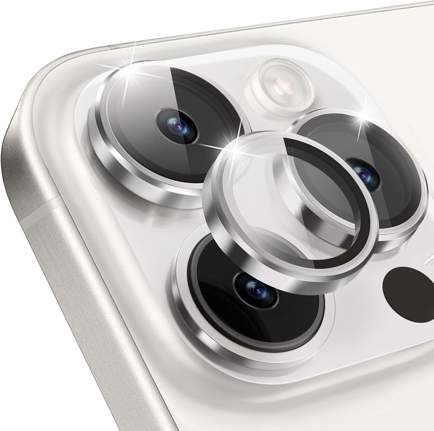 9H for Pro/Pro Max Camera Lens Protector, Hardness Tempered Glass Camera Screen Protector, Strong Adsorption Individual