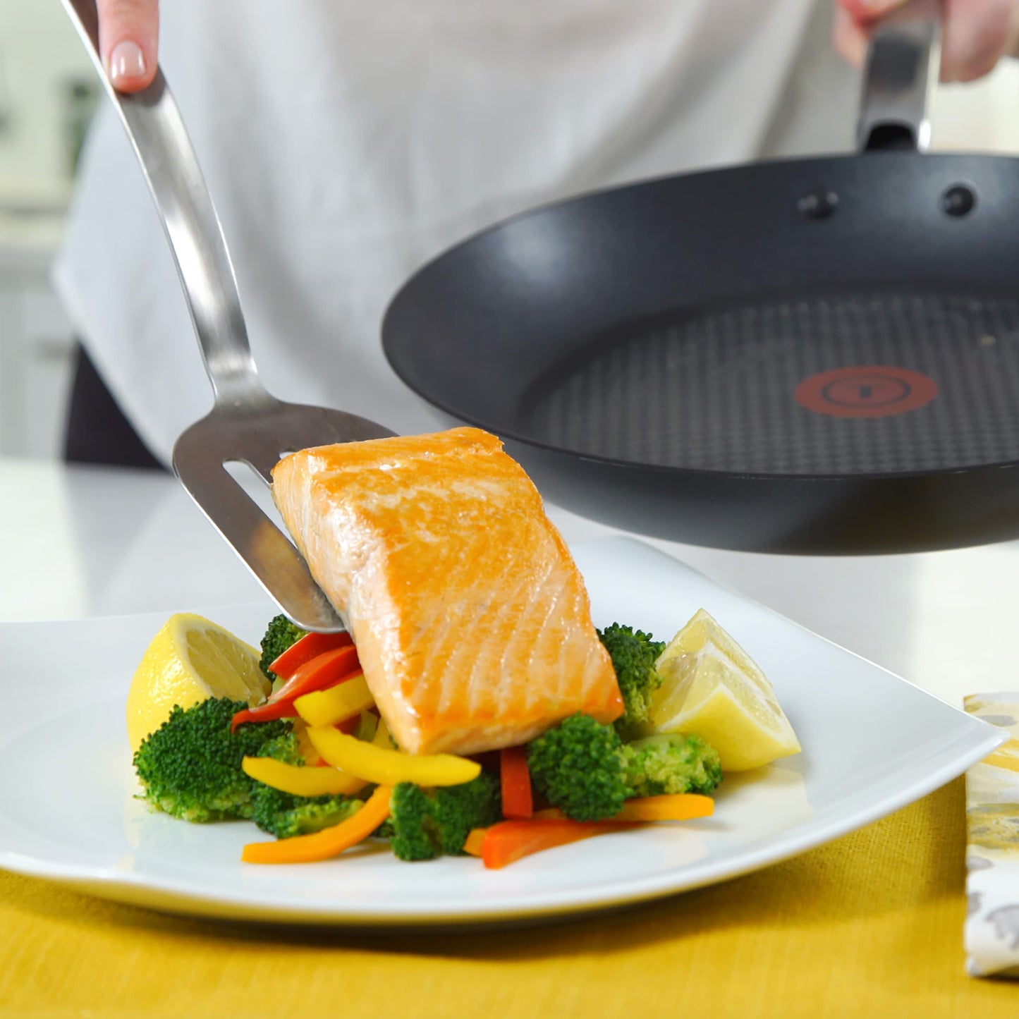 T-Fal ProGrade Nonstick Fry Pan 8 Inch Induction Oven Broiler Safe 500F Cookware, Pots and Pans, Dishwasher Safe Black