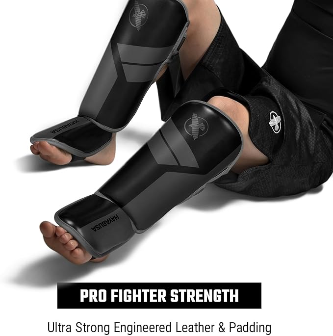 Hayabusa S4 Kids Shin Guards, Muay Thai, MMA, Kickboxing, Martial Arts