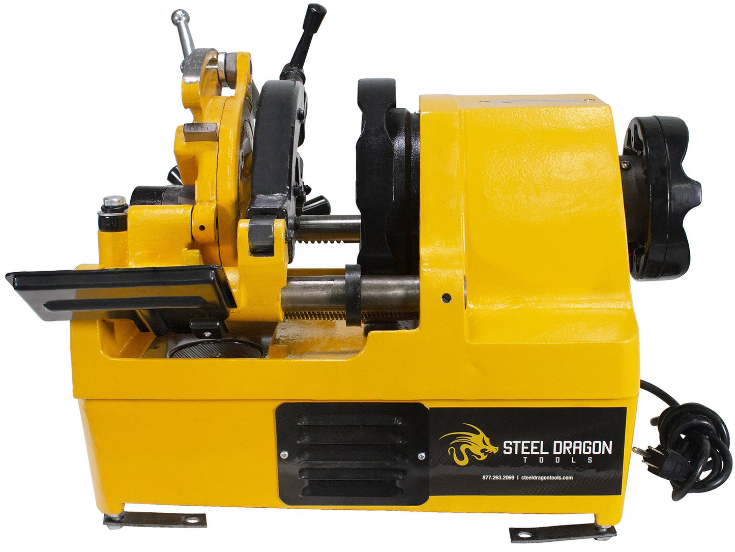 Steel Dragon Tools 1215 1-1/2" Power Pipe Threader Threading Machine with 811A Self Oiling Die Head fits RIDGID 47770 47765 47760 Dies
