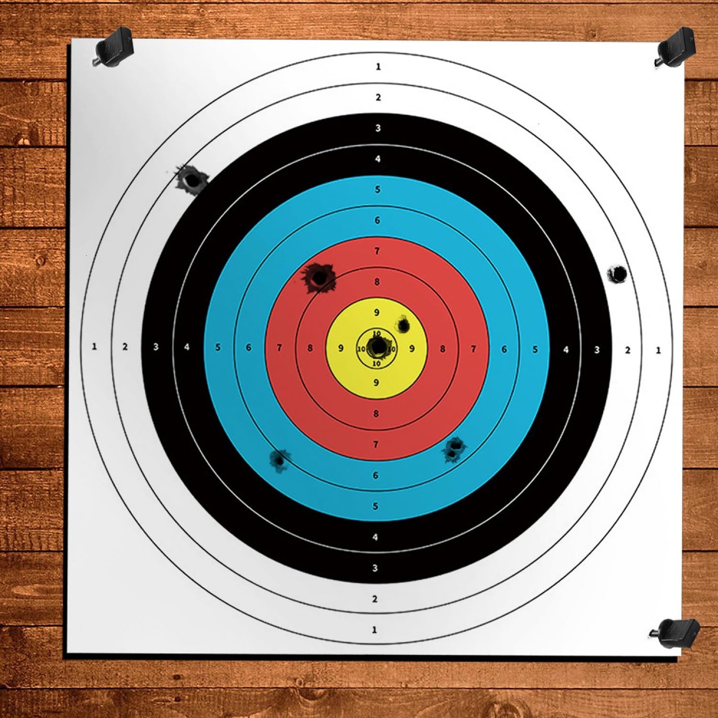 SenseYo 15 Pcs Standard Archery Targets Paper for Backyard, 16 Inch 10 Rings Bow Arrow Targets for Hunting & Archery Targets, Target Practice Accessories