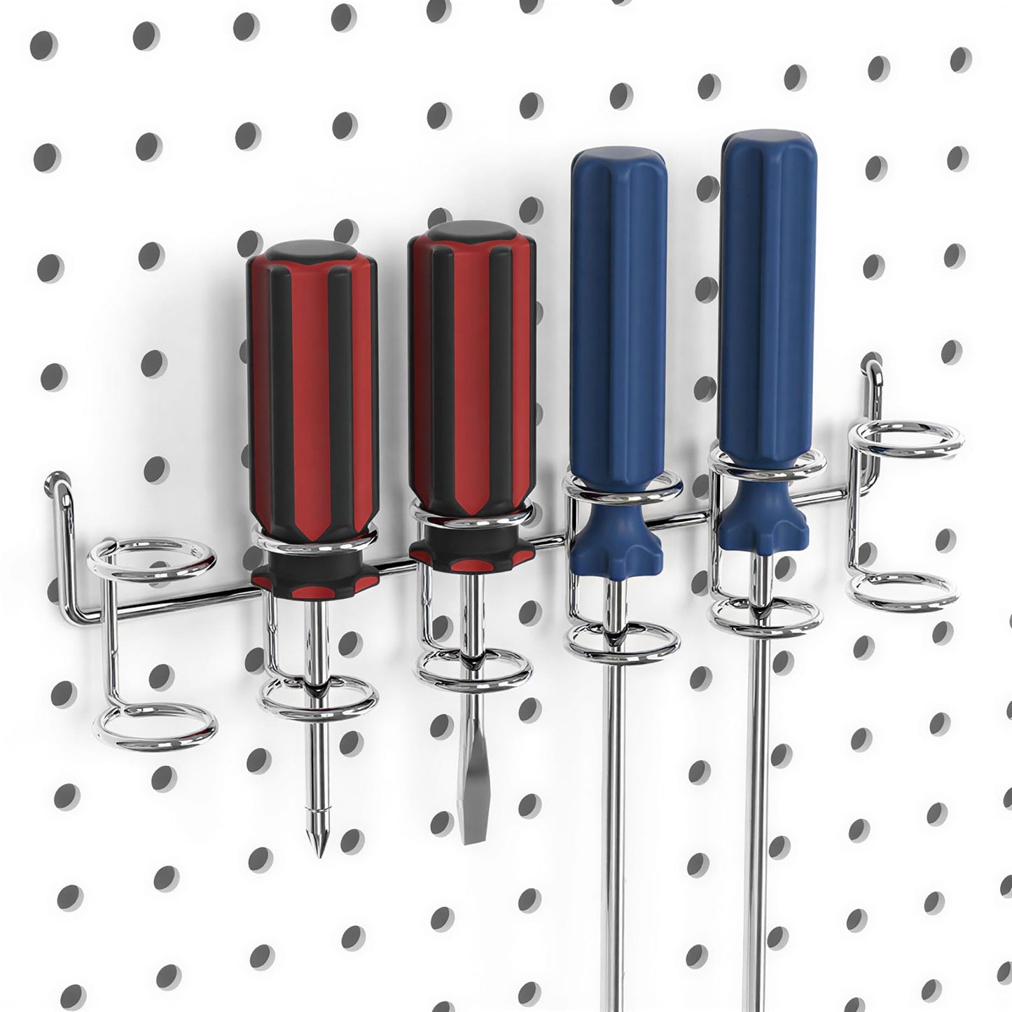 FRIMOONY Pegboard Hooks Assortment with Pegboard Bins, Peg Locks, for Organizing Various Tools, 80 Piece