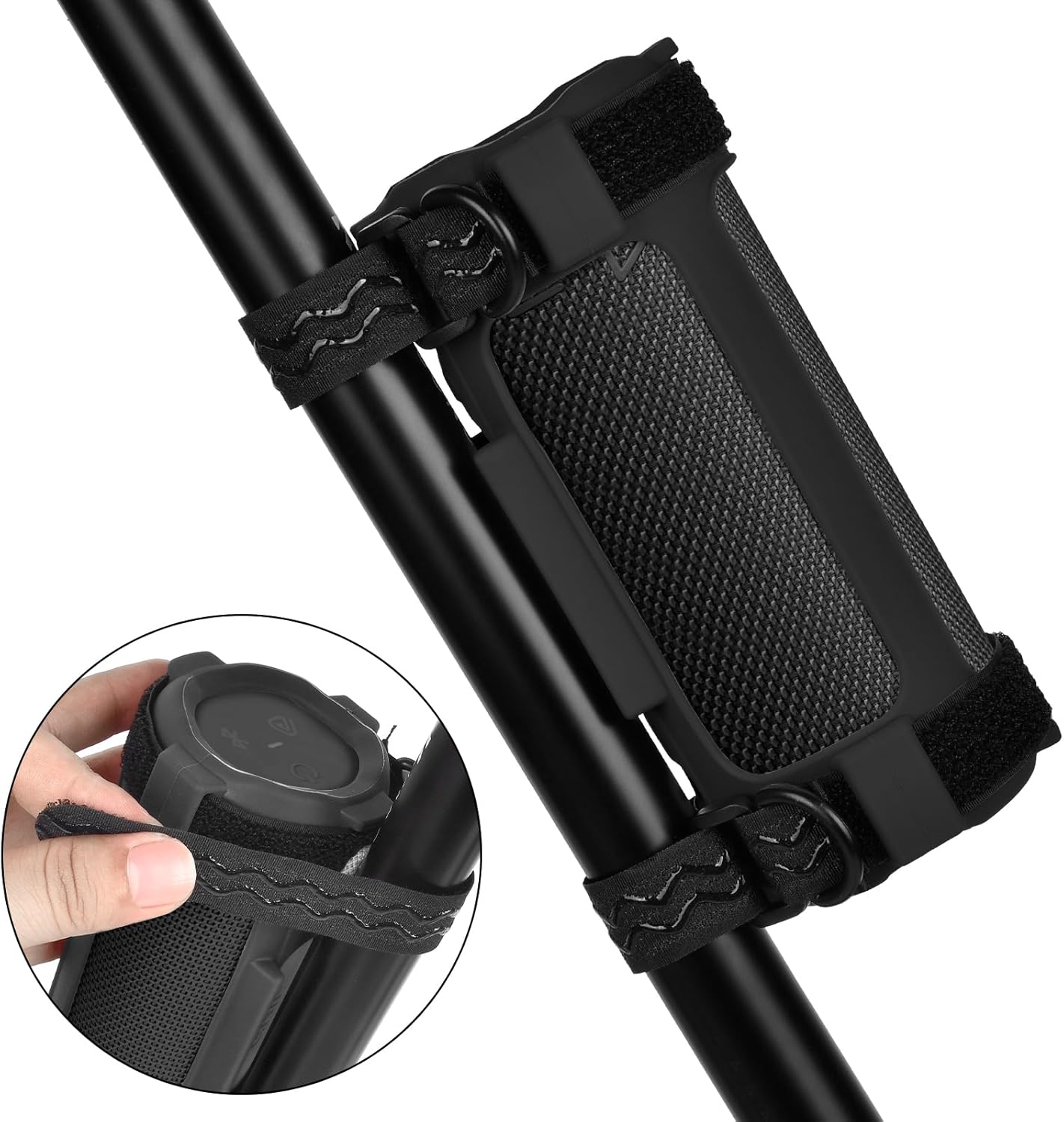 Silicone Cover for JBL Grip Compact Bluetooth Speaker, Portable Carrying Case with Adjustable Detachable Shoulder Strap