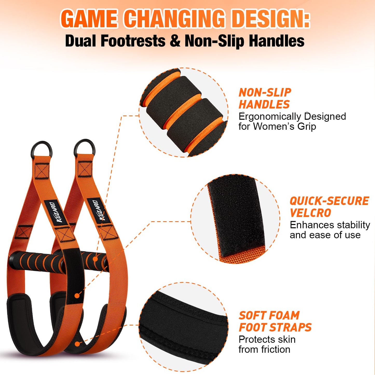 Pull Up Assistance Bands for Women, Heavy Duty Resistance Bands with Handles, Exercise Band with Door Anchor, Workout Band Set for Pull Up Bar, Full Body Sculpting,Muscle Training, Recovery, Home Gym