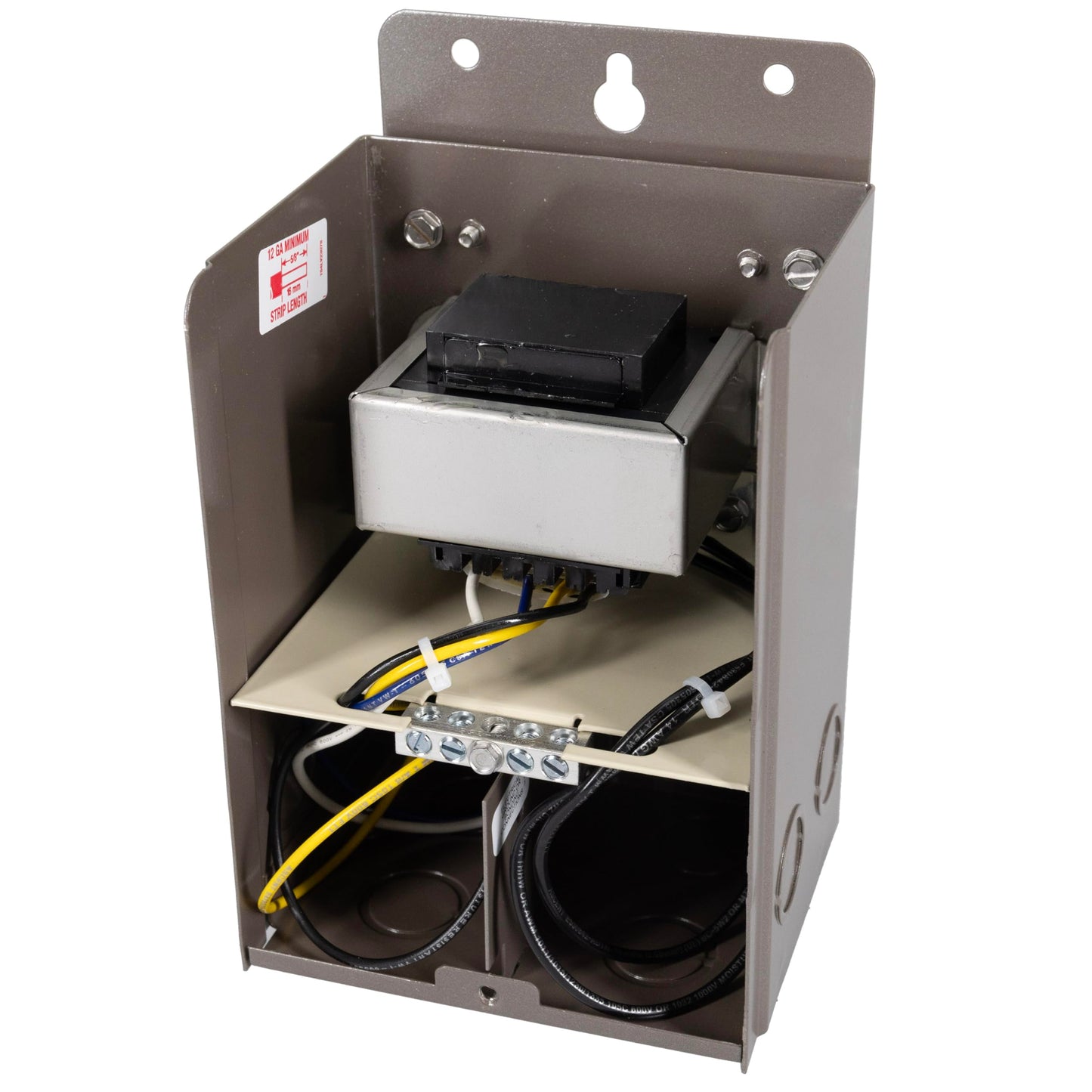 Intermatic PX100S 100W Pool Light Transformer 12V, 13V, 14V - Supply for Pool/Spa Lights, Submersible Fixtures, and Landscape Lights - Enhanced Safety with Circuit Protection, Brown Stainless Steel