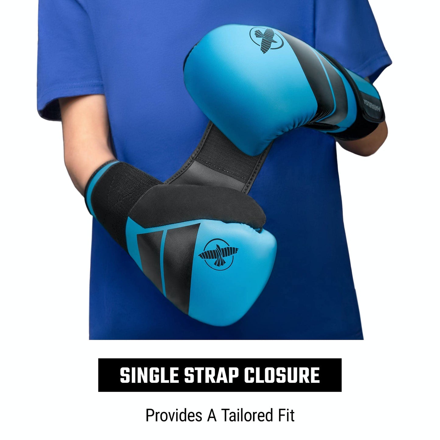 Hayabusa S4 Kids Boxing Gloves for Boys and Girls - Blue, 6 oz