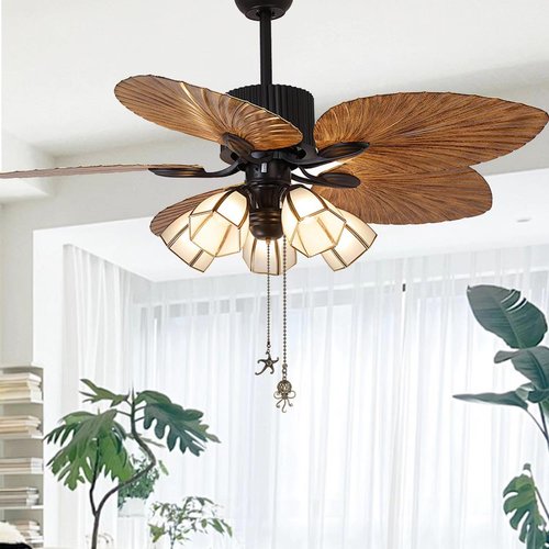 Dotlite Starfish and Octopus Ceiling Fan Pull Chain, Sea Ocean Theme Pulls Charm Extension Decorative,12in 3mm Diameter Beaded Fan Light Pull Chains Extender Ornaments for Kids Room,Bronze