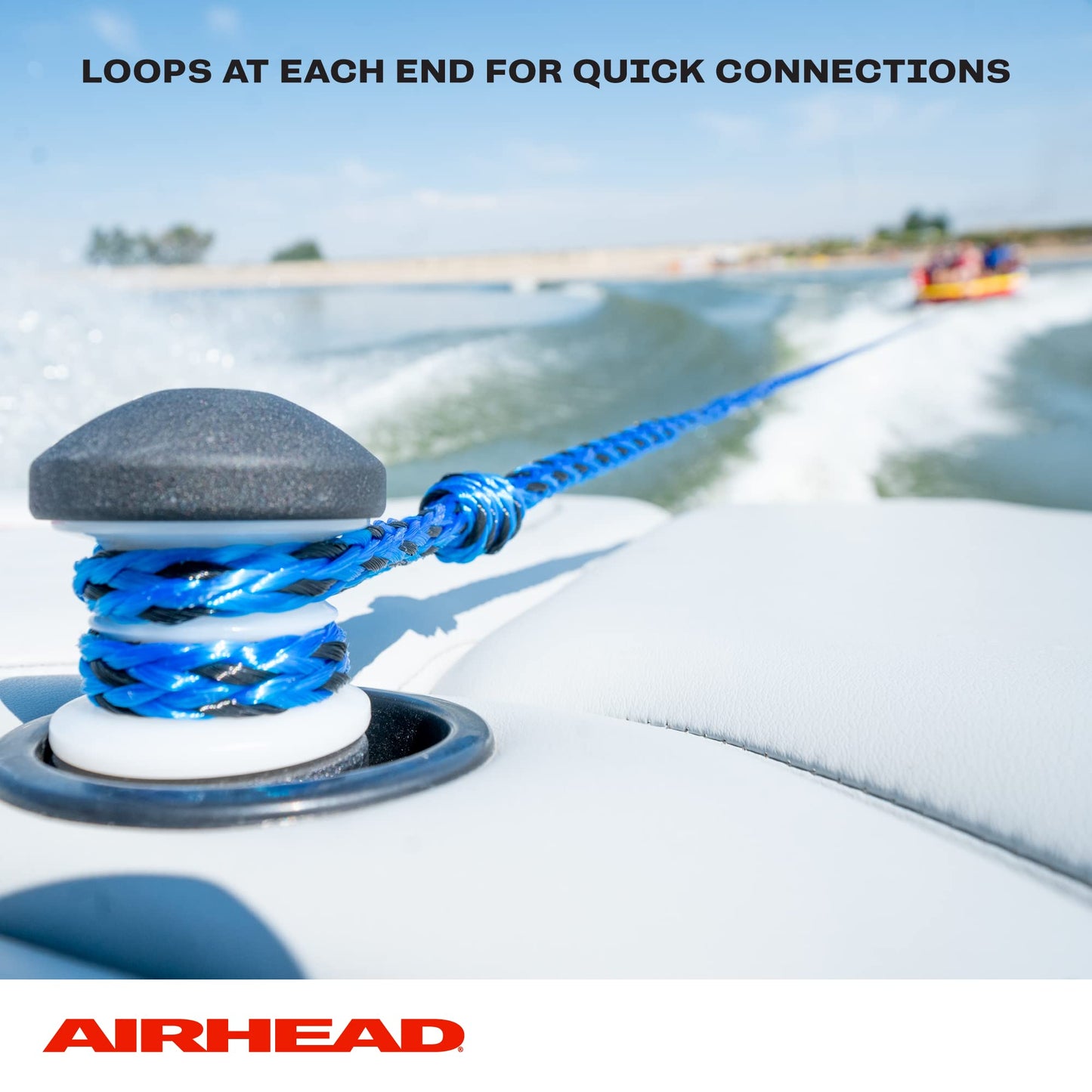 Airhead Super Slice Towable Tube for Boating + 1 Section + Kwik Connect