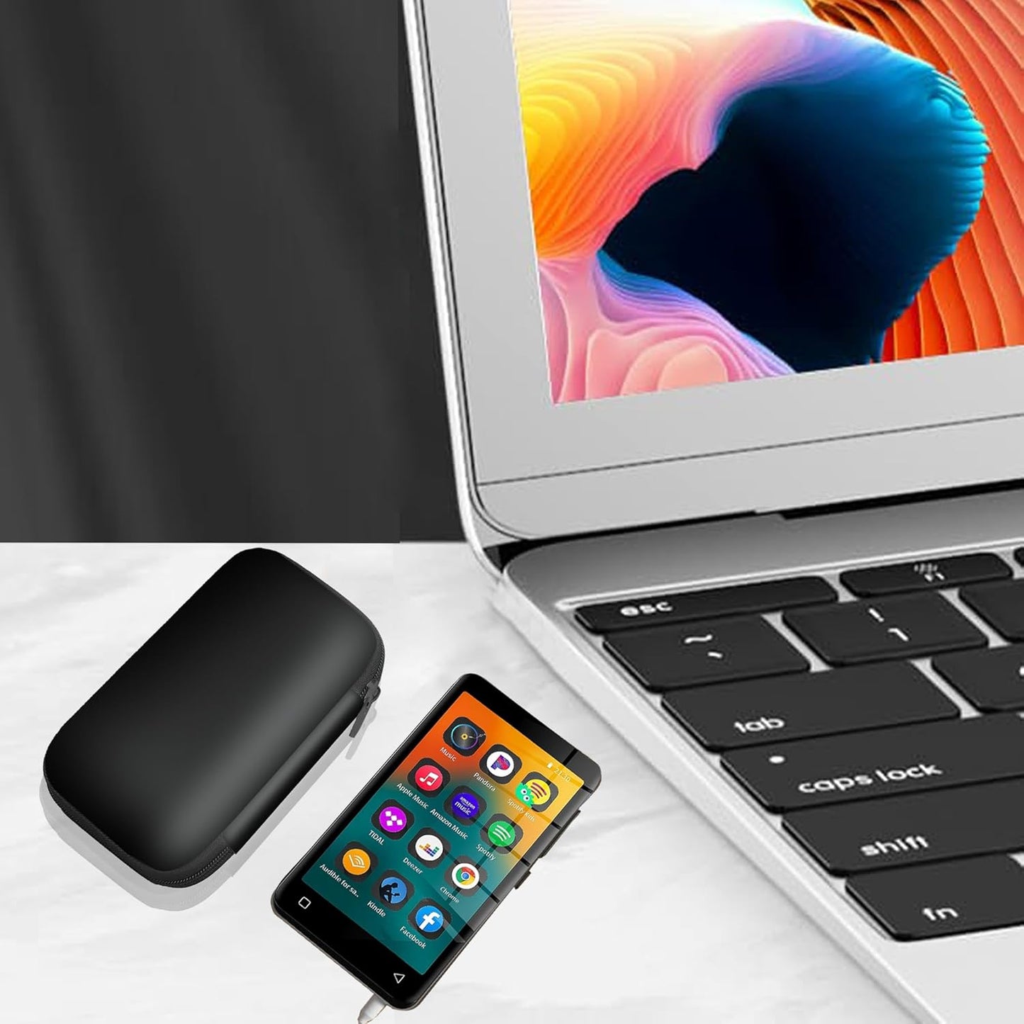 Lamshaw MP3 M31, M32 4 Inch MP3 Compatible with Fanvace Player Case, Hard Shell Travel and Storage Case Carrying Case