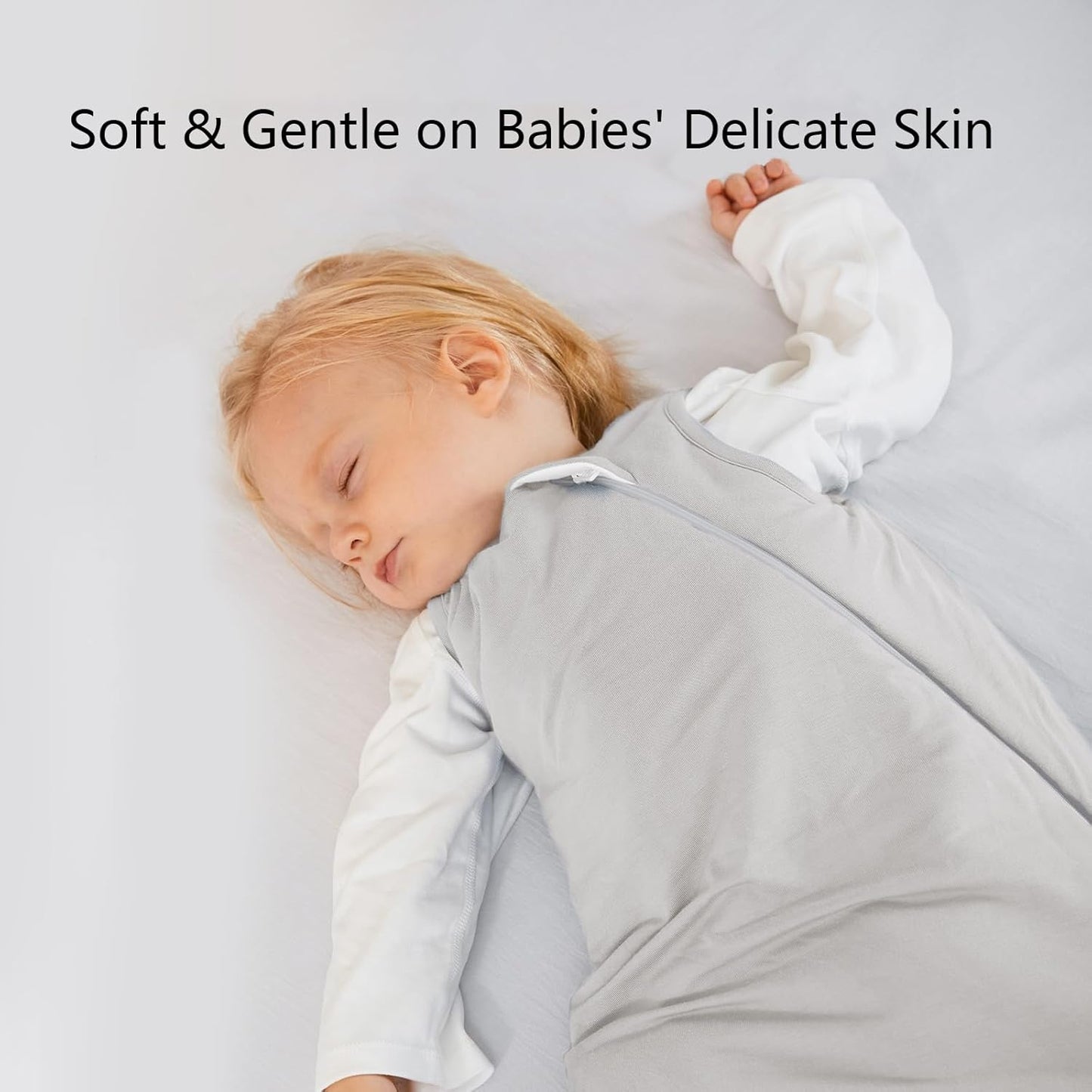 Bamboo Rayon Sleep Sack by [Brand Name] - Ultra Soft 2.5 Tog Winter Wearable Blanket for Babies 6-12 Months | 2-Way Zipper, Unisex