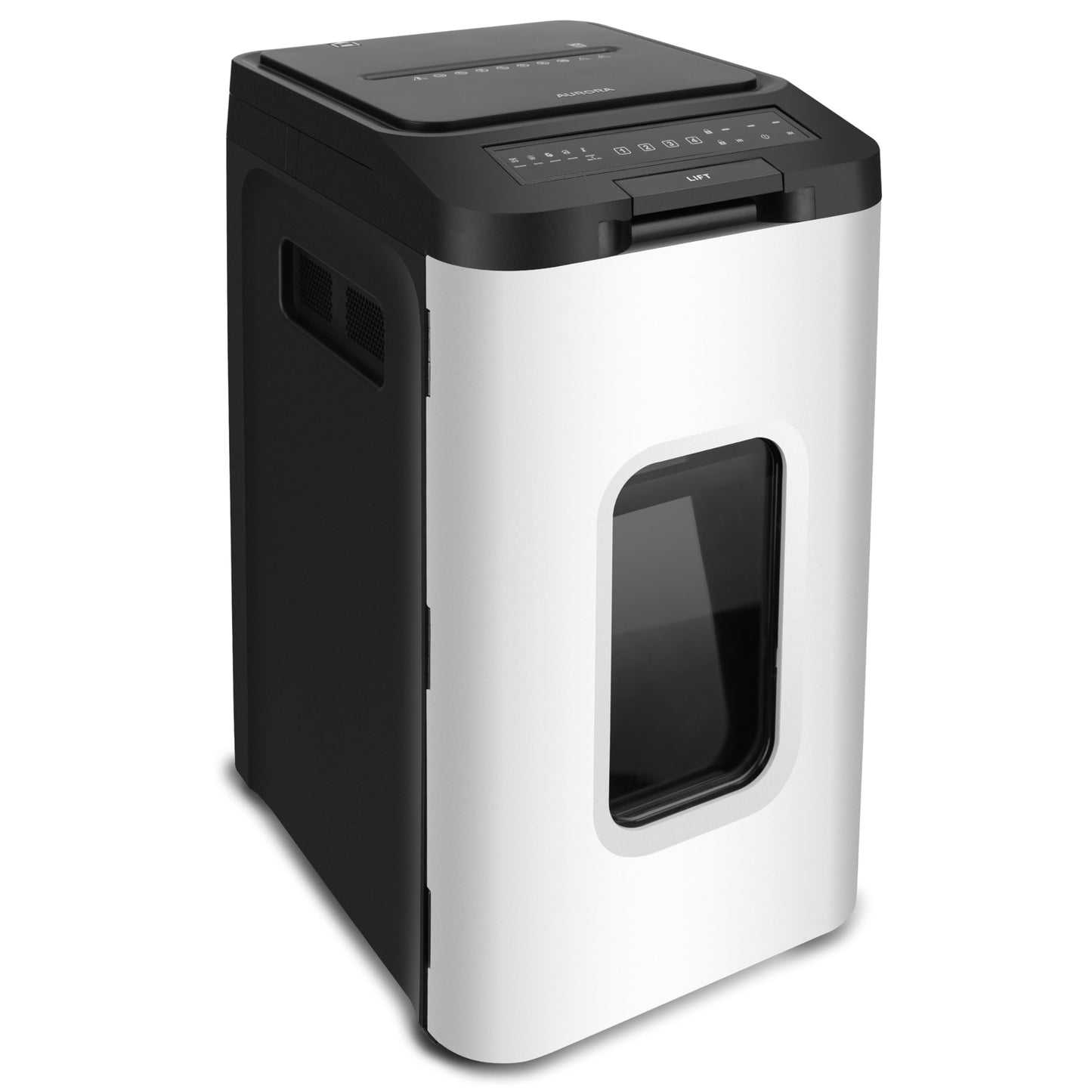 Aurora Commercial Grade 400-Sheet Autofeed High Security Micro Cut Paper and CD/Credit Card Shredder/ 240 Minutes Continuous Run Time Heavy Duty Shredder for Office/Security Level P-5