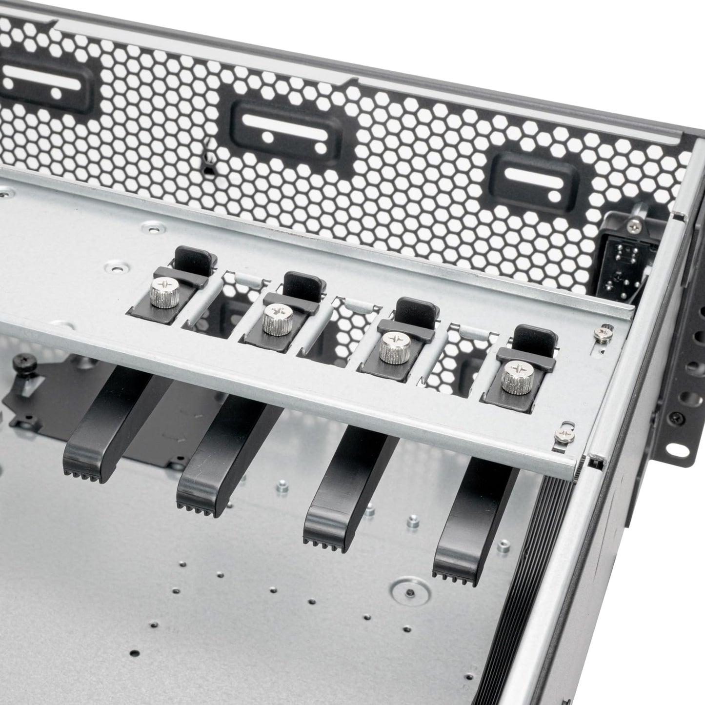 Silverstone Technology RM4A 4U rackmount Server Chassis with Enhanced 360mm radiators Compatibility, SST-RM4A