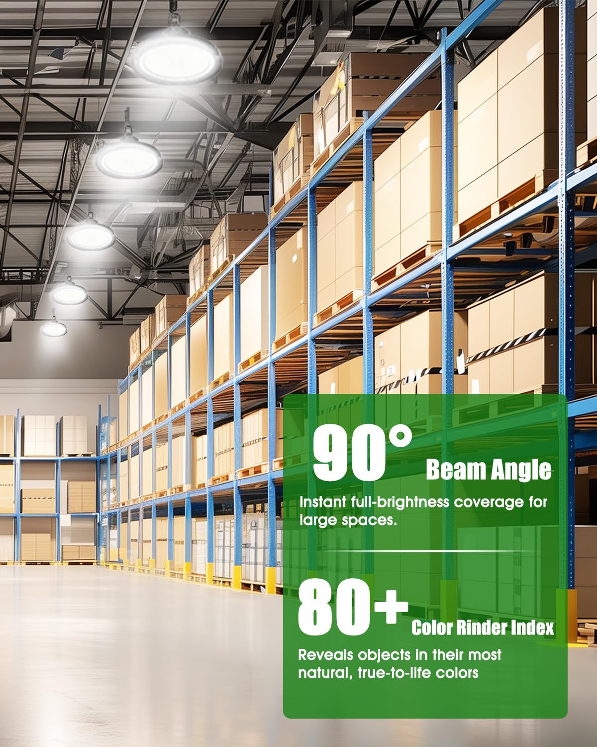 Probapro 200W UFO LED High Bay Lights - High Bay LED Shop Light 0-10V Dimmable, AC100-277V, 6500K Daylight, 26,000LM, 5Ft Cable, Plug and Play Commercial Lighting for Warehouse Factory Barn (6 Pack)