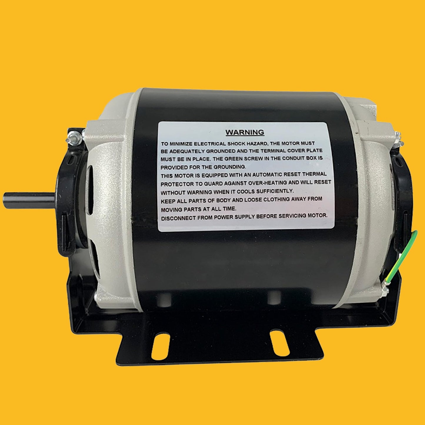 GF2054 1/2 HP Belt Drive Motor Compatible with AO Smith, Packard 45012, Emerson 8200, GE BF-4708, Universal 811, BALDOR RSP3451A, Dayton 4UE85 115 Volt 60Hz 1725RPM 48 Frame - 2 Year Warranty