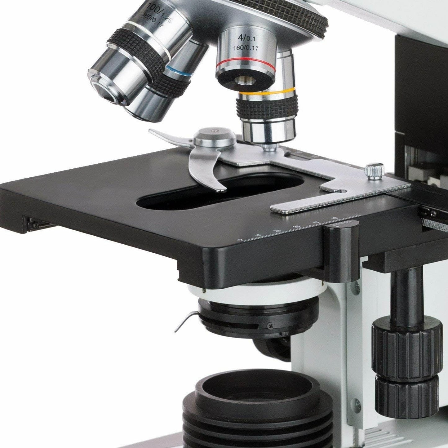 AmScope B490B-5M 40X-2000X Student Binocular Microscope + 5MP Camera