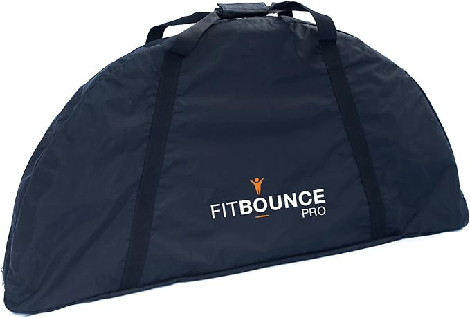 MXL FIT Bounce PRO Bungee Rebounder - Premium Indoor Mini Trampoline for Adults and Kids, Silent Low-Impact Bounce, Half-Folding with Foldable Steel Legs & Carry Bag