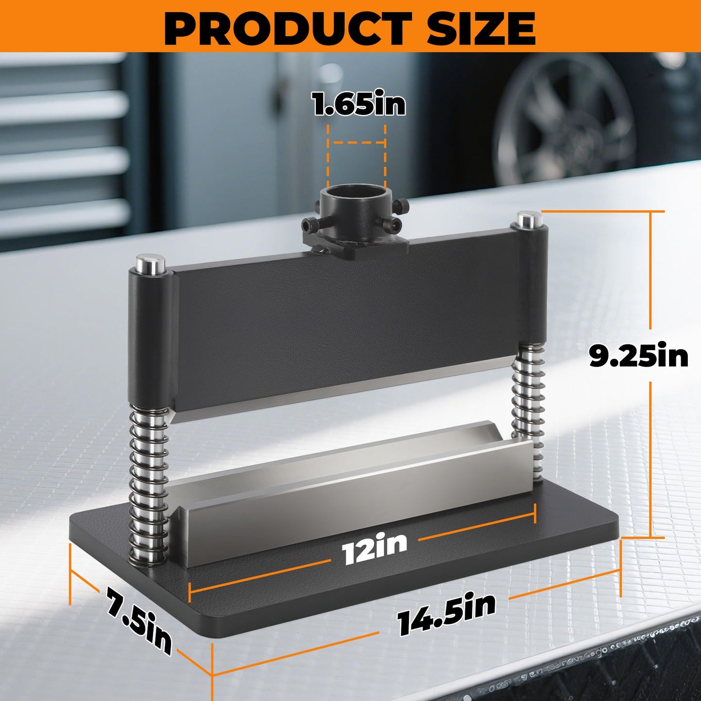 Sidasu 12" Press Brake Attachment for 12-20 Ton Hydraulic Presses, 12" Max Bend, 0°-90° Adjustable, Fits Standard Shop Presses,Max Thick Bending 3/16