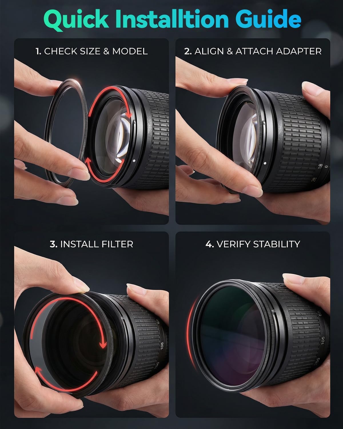 JOYTOLIN 67-86mm Metal Step-Up/Down Ring Adapter Compatible with Mirrorless Cameras DSLR Lens, UV CPL ND Filter Thread