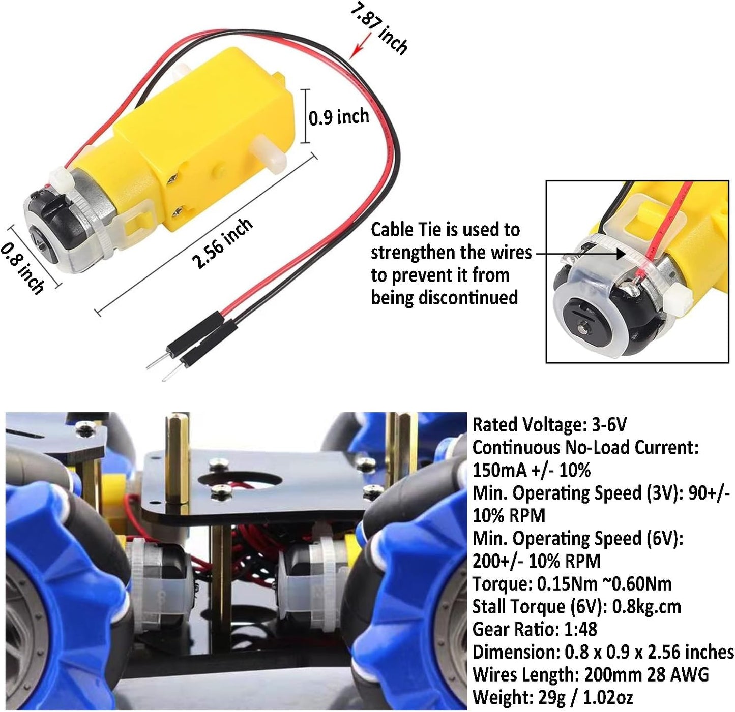 4WD R3 R4/ 5/4B/3B+/3B/2B/1B+ Mecanum Wheel Smart Car Robot Chassis for Arduino Leonardo/Raspberry Pi Projects with TT