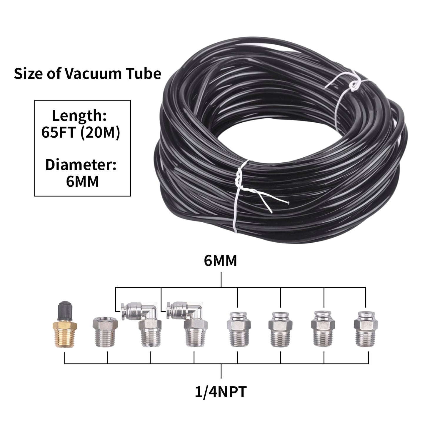 Air Management Top Grade Air Suspension System kit with Airlift Fitting Packs and 6mm vacuum tube, Electronic Controll System/pneumatic/airlift 5 Memory