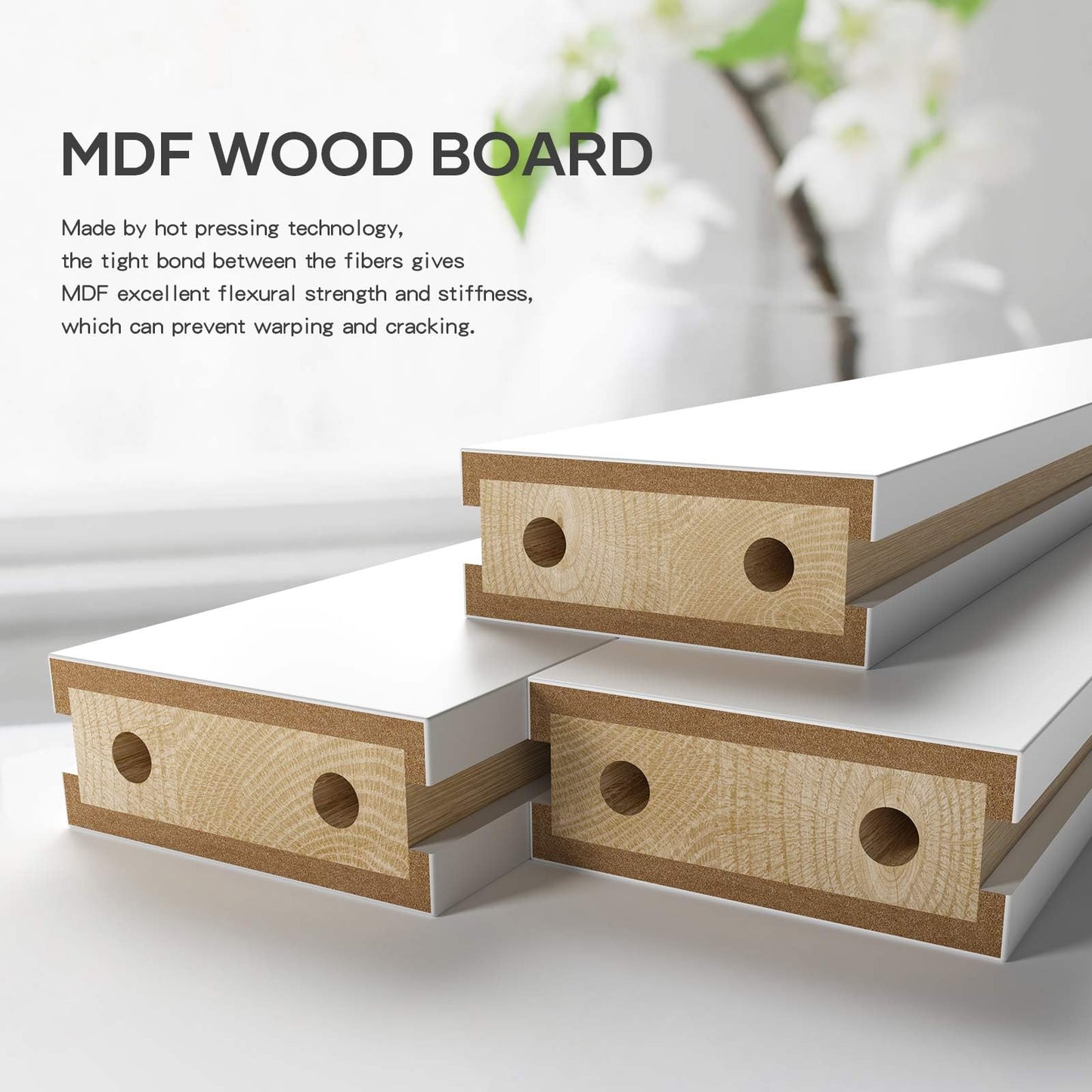 ROYMELO 38x84 Inch White Sliding Barn Door Slab with 6.6ft Hardware Kit Included, 5-Panel, MDF Wood Panel Covered with Water-Proof Scratch-Proof PVC Surface, Simple DIY Assembly