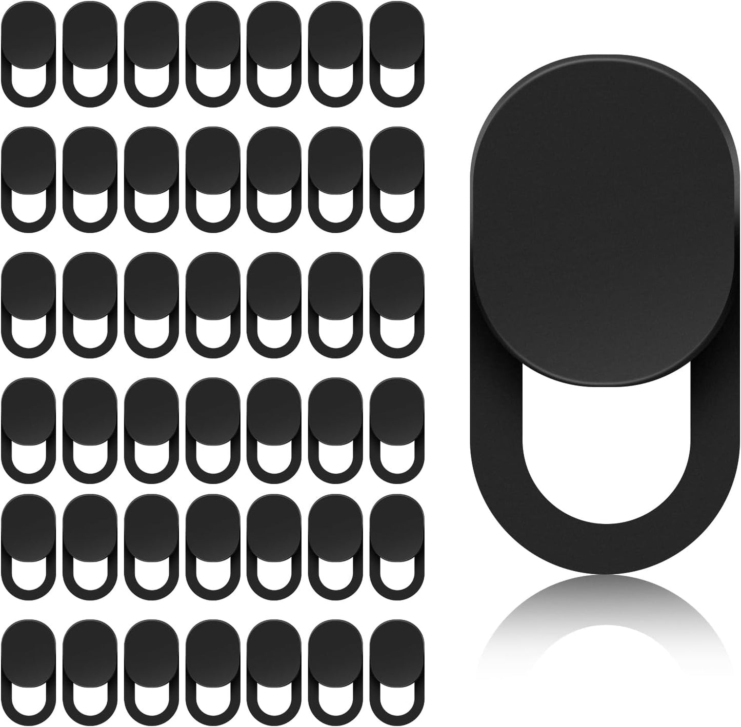 LXUEJIE 50Pcs Webcam Cover Slide, Phone Camera Cover, Cameras Blocking Stickers Front Cameras Covers for Phone, Camera