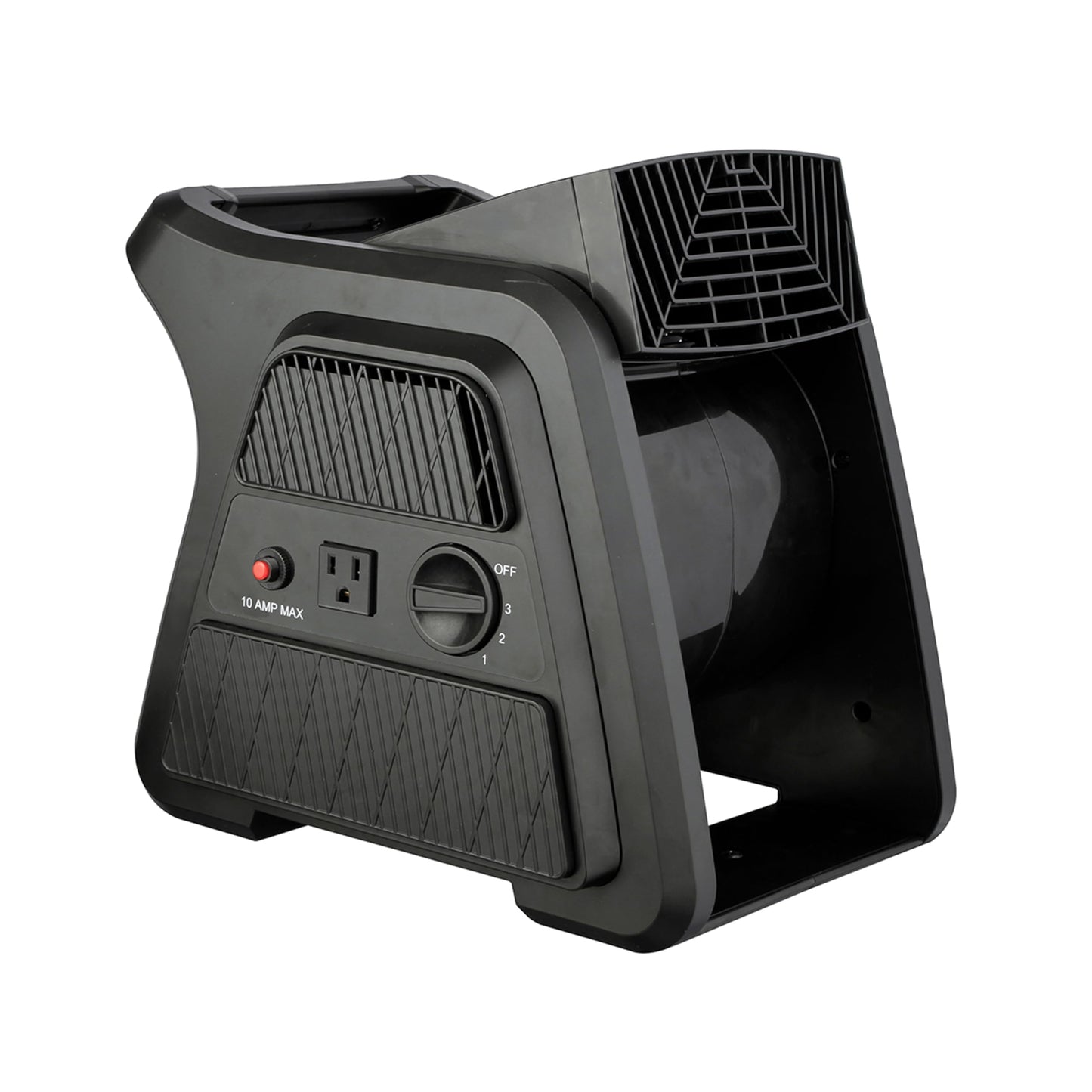 Techni Home Pivoting 600 CFM High Velocity Floor Blower for Drying, Cooling, Ventilating, Exhausting, 300° Blowing Angle, 10AMP Outlet, Portable Carpet Dryer Fan for Home, Office, or Commercial Use